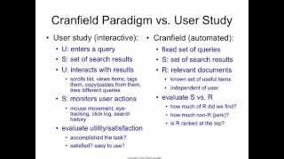 Evaluation 4 Cranfield paradigm [upl. by Anatolio]