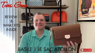 BASILE  LE SAC APOLLON  REVIEW amp WHAT FITS INSIDE [upl. by Sonnnie695]