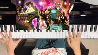 Bloody Stream Jojo’s Bizarre Adventure Opening Piano Cover [upl. by Jorey282]