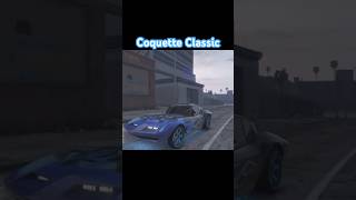 I WON THE LUCKY WHEEL VEHICLE COQUETTE CLASSIC  GTA ONLINE gtaonline gta shorts gta5 gaming [upl. by Flem]