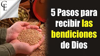 5 Pasos Para Recibir las BENDICIONES DE DIOS [upl. by Cato]