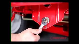 How to level the deck on your MTD  TroyBilt Riding Mower [upl. by Tivad]