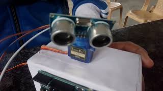 Radar system by Ultrasonic sensor and Arduino UNo [upl. by Allesiram]