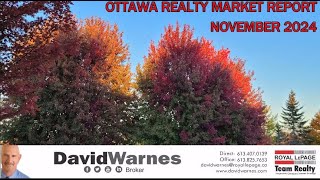 November 2024 Ottawa Realty Market Report [upl. by Suravaj]