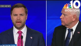 Tim Walz JD Vance face off in vice presidential debate [upl. by Irolav]