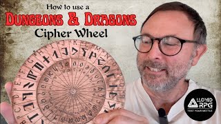 Dungeons amp Dragons Cipher Wheel  How to use and review [upl. by Navarro]