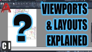 AutoCAD Viewports Explained Layout  Paper Space Tutorial amp MustKnow Tips [upl. by Irakab]