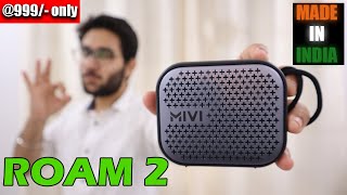 Mivi ROAM 2  Best Bluetooth Speaker Under ₹1000🔥 [upl. by Annadiane414]