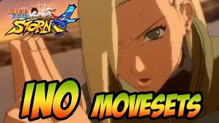 Naruto Ultimate Ninja Storm 14  Ino Movesets [upl. by Gaither]