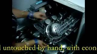 Bosch Dishwasher l Intensive Cycle with Vario Speed  Quick Demo demo  2 [upl. by Aihsilef]