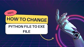 How to change python file to exe file [upl. by Tabby]