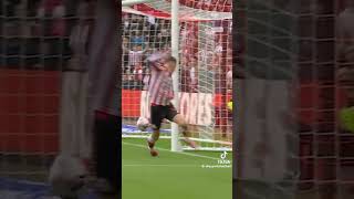 SUNDERLANDS CHRIS RIGG SCORING A CHEEKY BACKHEEL GOAL football efl eflchampionship [upl. by Nirtiac120]