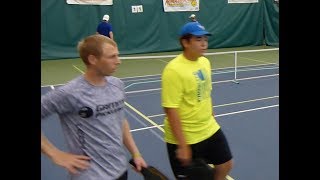 MSR Pickleball OMD R5 Ernesto FajardoMichael Leonard v Jarrod SmithKeenan Gore [upl. by Rhoads]