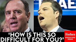 SHOCKING Wild Battle Erupts Between Adam Schiff And Matt Gaetz During Judiciary Committee Hearing [upl. by Akemrehs275]