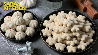 Kuih Bangkit Cair di Mulut  Kueh Bangkit Melt in Mouth  番婆餅  入口融化“番婆饼” 食谱 新年饼 [upl. by Schaper]