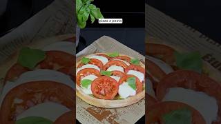 Pizza z pesto mozzarellą i pomidorami 🍕🍕orchideli pizza recipe shorts [upl. by Joelle85]