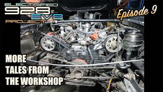 Time to get back on the spanners  Electric Porsche 928 project Ep9 [upl. by Atikin]