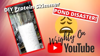 DIY Protein Skimmer And A KH Disaster [upl. by Arraeis]