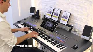 Band Of Brothers theme played on Yamaha Tyros 5 [upl. by Sorce]