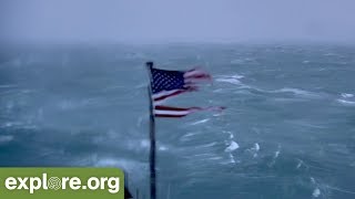 Witness Hurricane Florences Arrival on Exploreorg FryingPan Cams [upl. by Jankey]