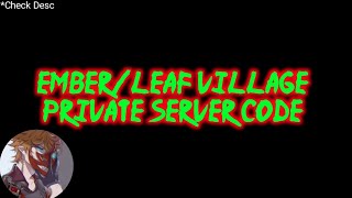 Ember Private Server Code Shindo Life • Roblox [upl. by Ttej]