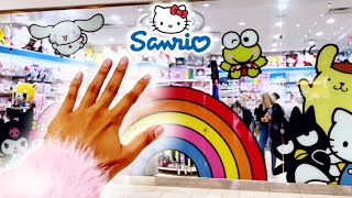 BUYING ANYTHING I TOUCH AT THE SANRIO STORE BLINDFOLDED sanrio [upl. by Gosney]