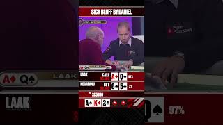 Sick Bluff Almost Made Him Fold🔥PokerStars [upl. by Elyr570]