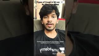 Types of Coughs in 60 Sec [upl. by Marteena]