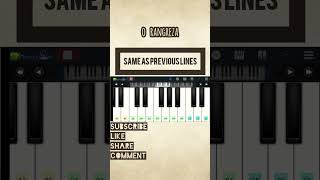 O rangreza song cover on piano  ytshorts piano pianotutorial learn learnpiano viralshort 1m [upl. by Llevrac29]