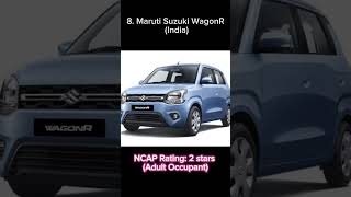 Top 10 Most Unsafe Cars in the World Shocking NCAP Safety Ratings 😱shorts [upl. by Ferne]