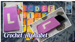 Crochet Letter L  Iphone 15 case [upl. by Ayrotal728]