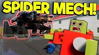 LEGO SPIDER MECH VS THE ZOMBIE APOCALYPSE  Brick Rigs Roleplay Gameplay  Zombie Survival [upl. by Slifka893]