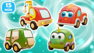 Juegos divertidos con coches de juguete – MOCAS Dibujos animados de coches en Español [upl. by Enneyehc324]