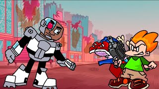 Vs Cyborg Song 2 Cutscene but Animated [upl. by Wichman211]