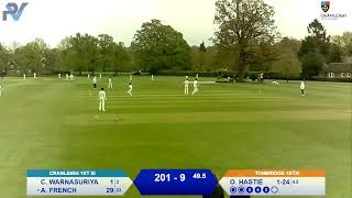 Cranleigh 1st XI vs Tonbridge School [upl. by Olra446]