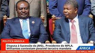 AQUECEU ENTRE OS CAMARADAS CONGRESSO DO MPLA PODE SER IMPUGNADO [upl. by Iliram]