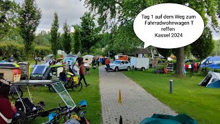 Unsere Tour zum Fahrrad wohnwagen treffen 2024 Kassel Tag 1 [upl. by Idas937]