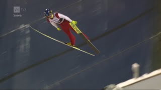 Janne Ahonen  Lahti 2022 Team Competition Celebration Jump [upl. by Meaghan]