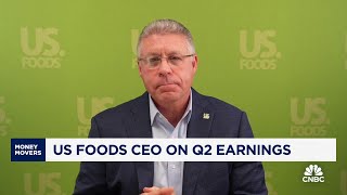 US Foods CEO on Q2 Inflation pressures are abating [upl. by Casar]