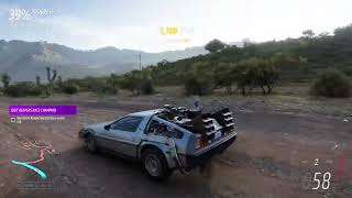 Forza Horizon 5 Vehicle Test  1981 Universal Studios Back To The Future Time Machine 2 [upl. by Ban]