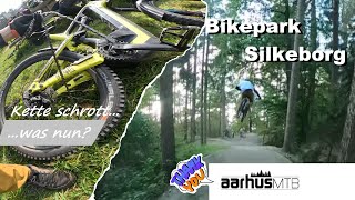 Wir trainieren im Bikepark Silkeborg  Neues CONWAY eWME  THX to Aarhus MTB for Help [upl. by Akihdar290]