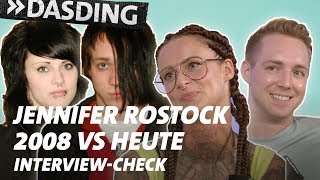 Jennifer Rostock Früher vs Heute Gesagt Getan  DASDING [upl. by Yentnuoc693]