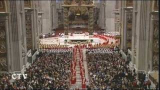 Missa presidida por Dom Eugenio nos funerais de João Paulo II  Procissão e Ritos iniciais [upl. by Netsruk]