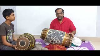 Learn Basics of Mridangam by Vidwan Salem Ranganathan  Miruthangam Class Tamil Mridangam Lessons 4 [upl. by Anuaf]