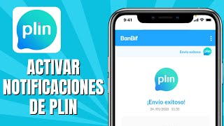 Cómo ACTIVAR Notificaciones De PLIN [upl. by Mcclain]