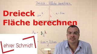 Dreieck  Umfang berechnen  Geometrie  Mathematik  Lehrerschmidt [upl. by Liris]