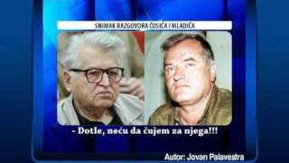 Paramontaza  Ratko Mladic i Dobrica Cosic  tel razgovor [upl. by Stiegler504]