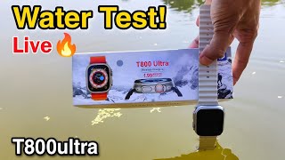 T800 Ultra Smartwatch Waterproof Test  T800 Ultra Smart Watch Review  T800 Ultra Waterproof Test [upl. by Semela]