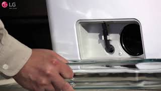 LG Washer  Cleaning the Drain Pump Filter 2018 Update [upl. by Nahseez]