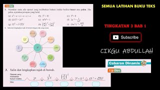 INDEKS Tingkatan 3UJI DIRI SOALAN 1SOALAN 3jawapan buku teks [upl. by Ravid441]